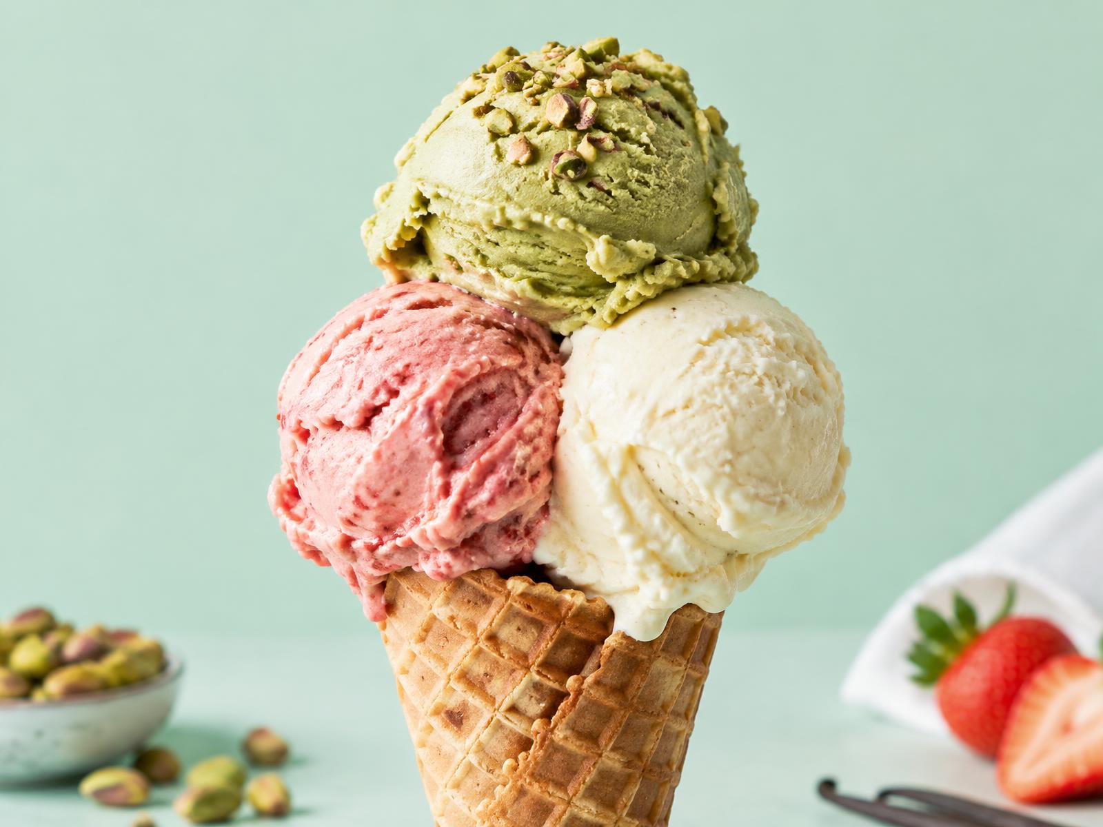 Gelato artigianale in cono